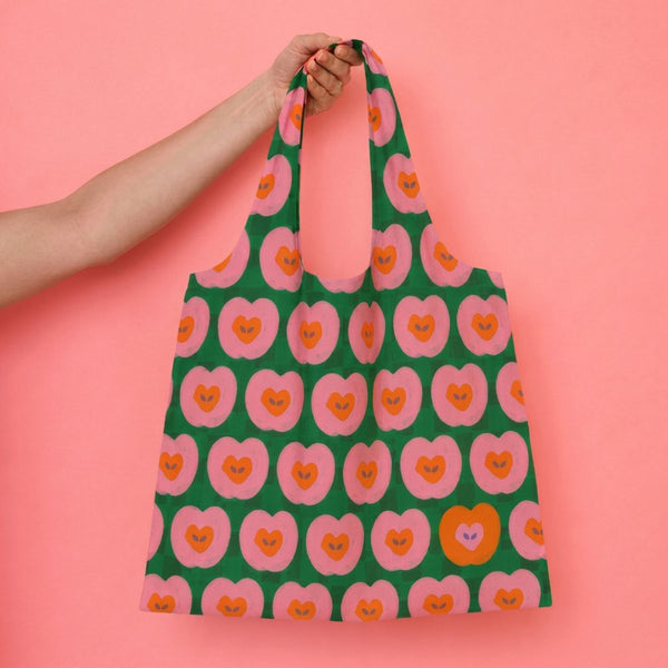 Apple Reusable Shopping Bag - Bag - Ruby Olive