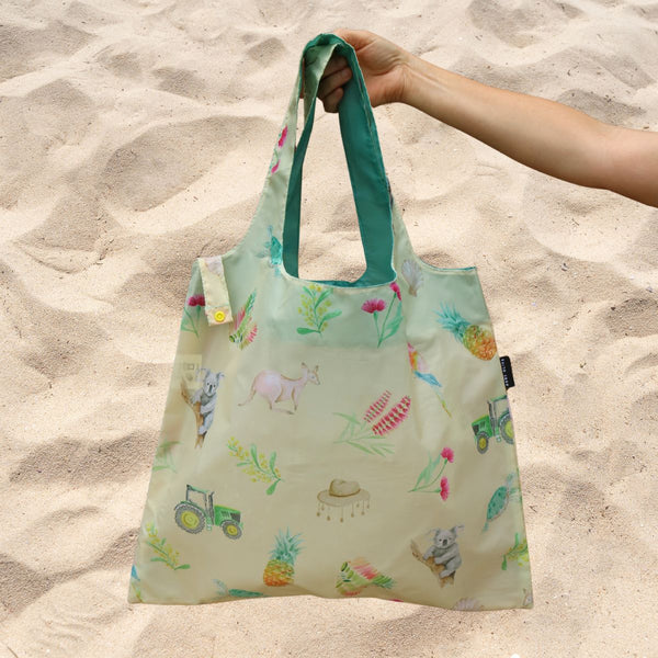 Loving Our Sunburnt Country Reusable Shopping Bag - Bag - Ruby Olive