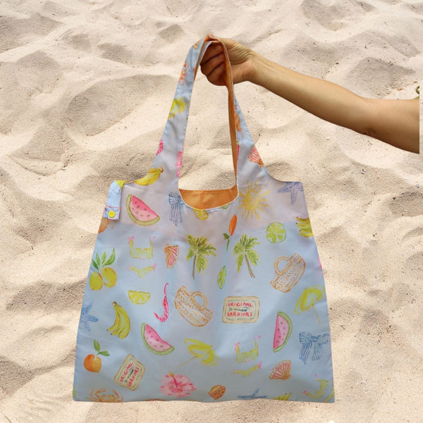 Sunday Picnic Reusable Shopping Bag - Bag - Ruby Olive