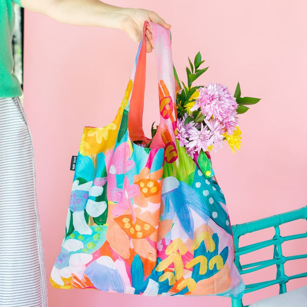 RO x Steph Chapman Flower Joy Shopper Bag