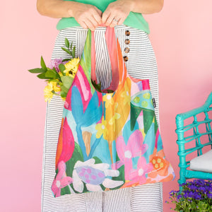RO x Steph Chapman Flower Joy Shopper Bag