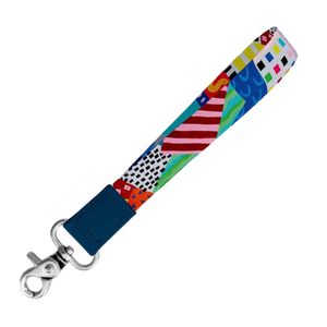 Floral Burst Wristlet Keychain - Keychain - Ruby Olive