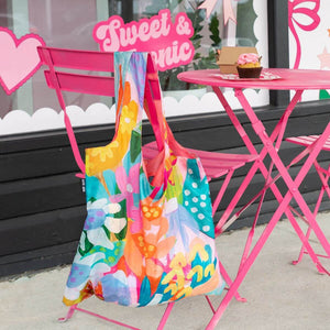 RO x Steph Chapman Flower Joy Shopper Bag