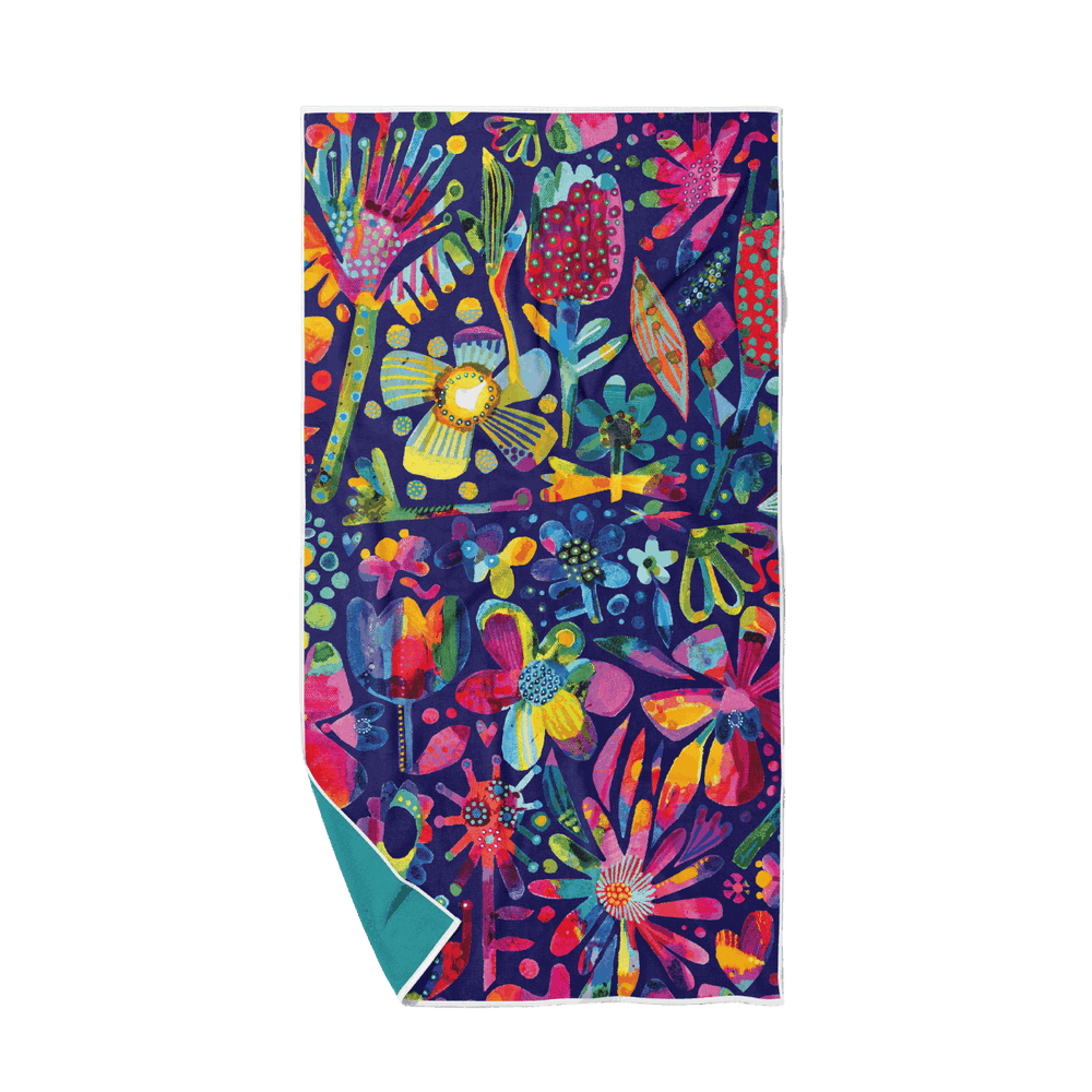 Garden Of Oz Quick Dry Small Microfibre Towel - Towel - Ruby Olive