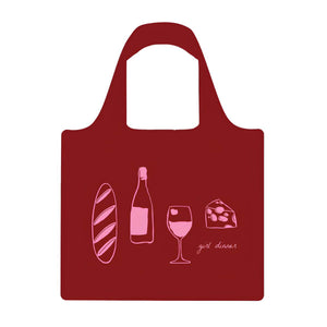 Girl Dinner Plus Rose Reusable Shopping Bag - Bag - Ruby Olive