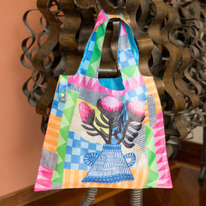Protea Party Reusable Shopping Bag - Bag - Ruby Olive