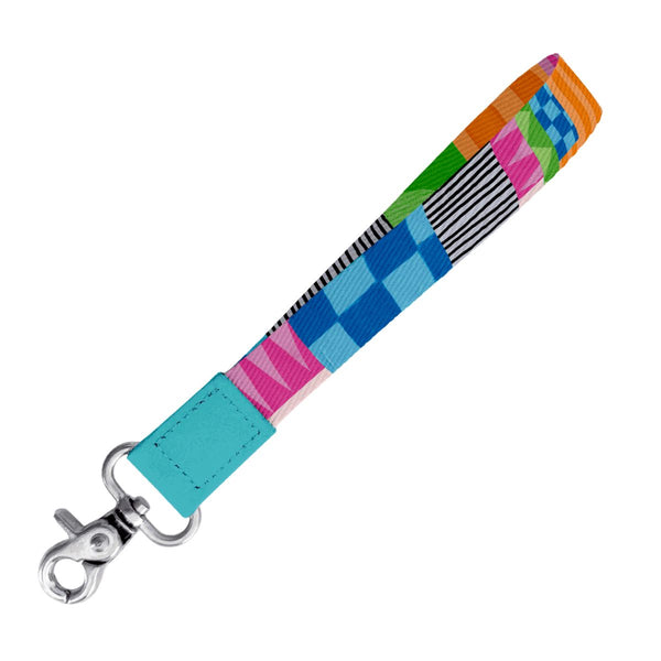 Neon Tea Party Wristlet Keychain - Keychain - Ruby Olive