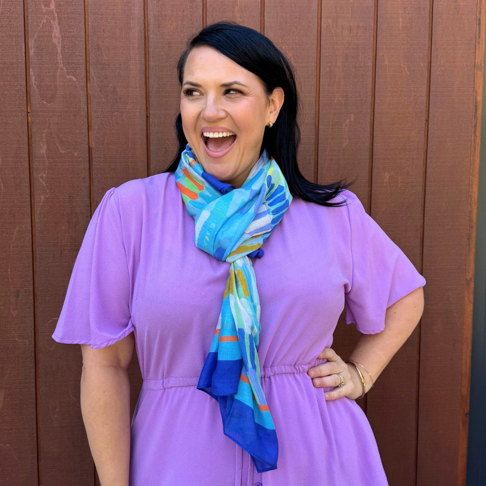 Out Of The Blue Long Scarf