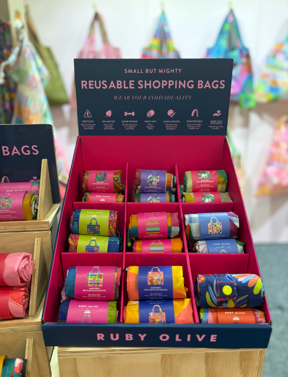POS Branded Shopper Display - Free when you spend $450 on bags