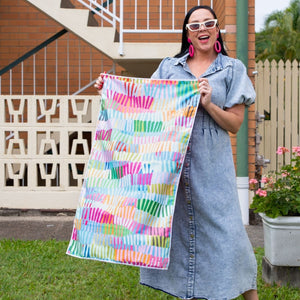 Colourful Chaos Small Towel