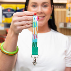 Colourful Chaos Wrist Lanyard