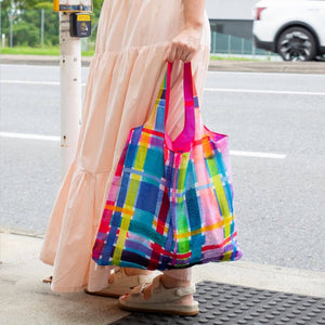 RO x Lordy Dordie Rainbow Gingham Shopper Bag