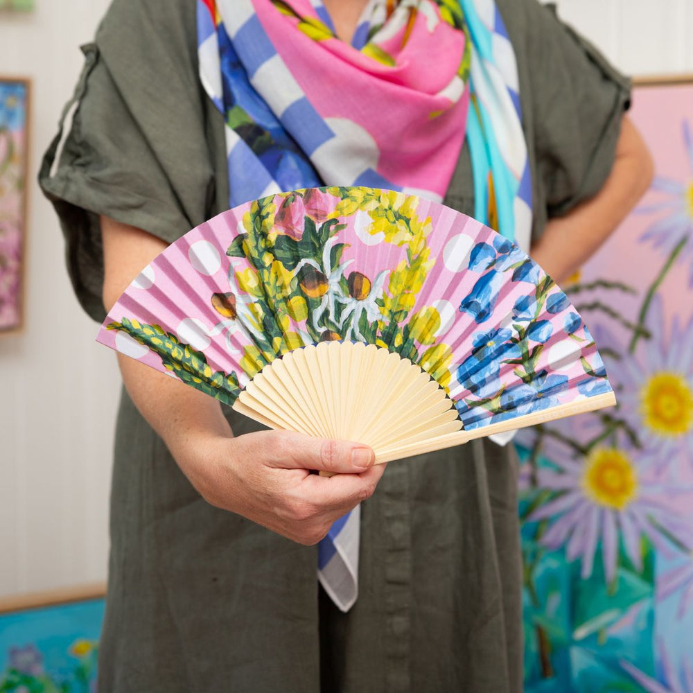 RO x Kate Quinn Here Comes The Sun Hand Fan