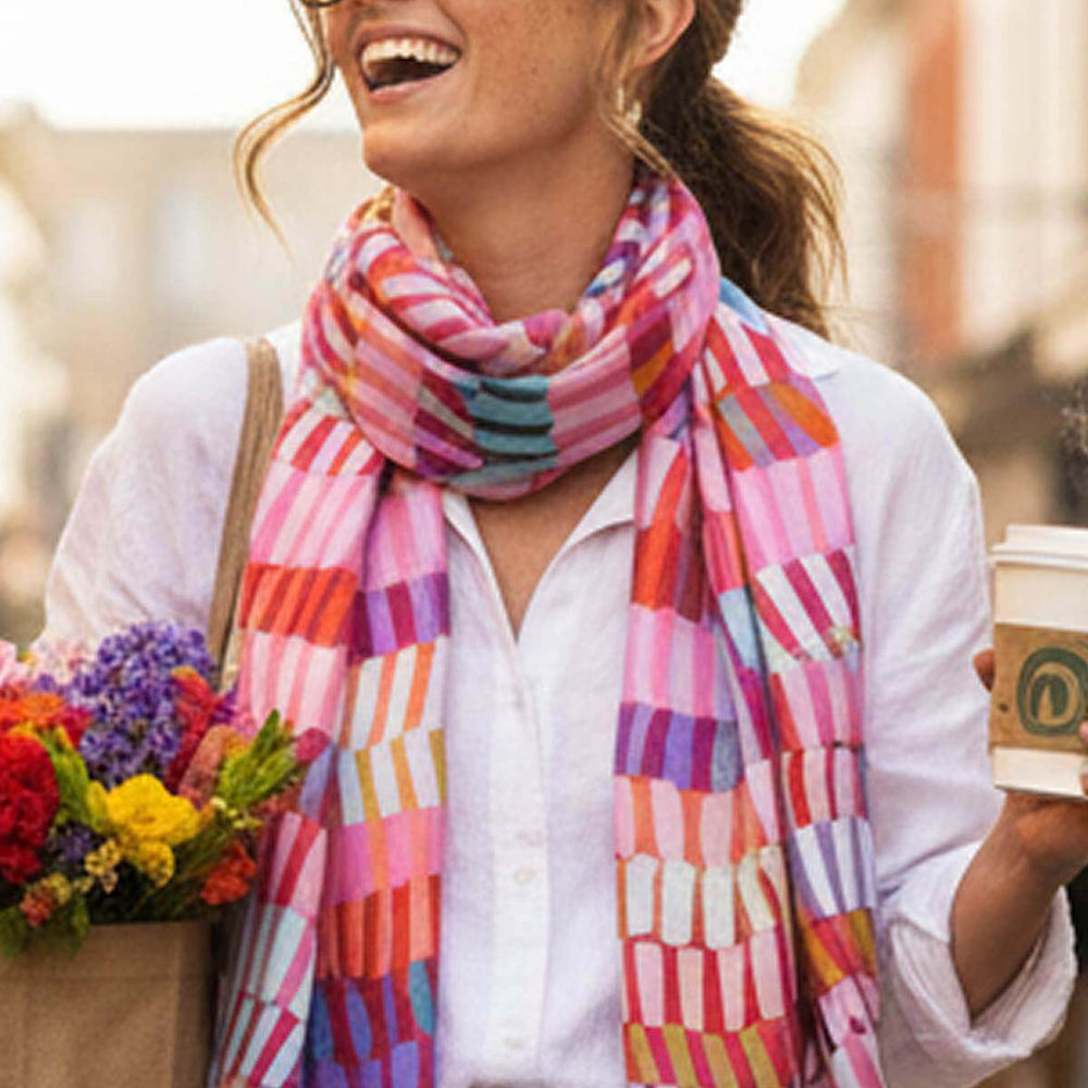 Rasberry Gelato Long Scarf