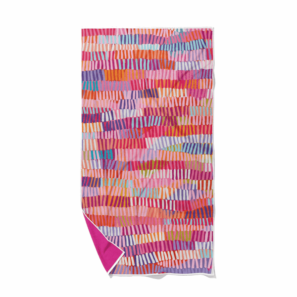 Raspberry Gelato Quick Dry Small Microfibre Towel - Towel - Ruby Olive