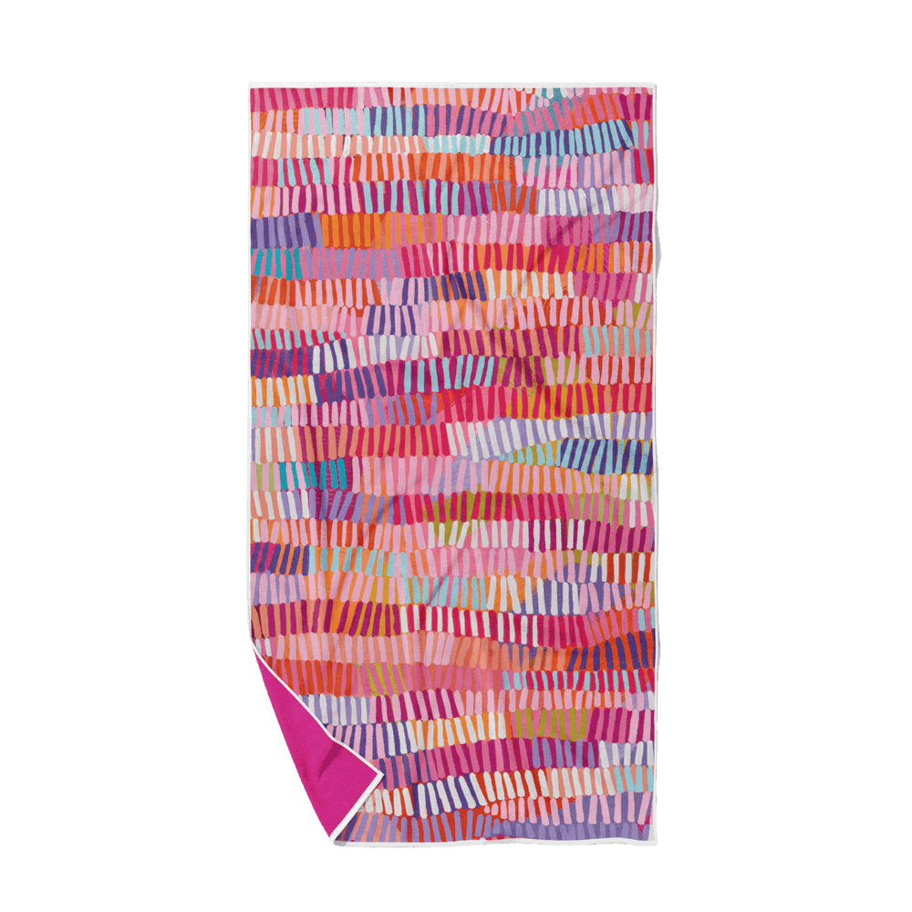 Raspberry Gelato Quick Dry Small Microfibre Towel