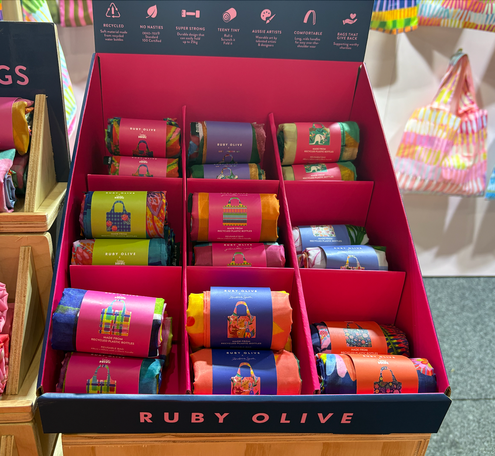 POS Branded Shopper Display - Free when you spend $450 on bags