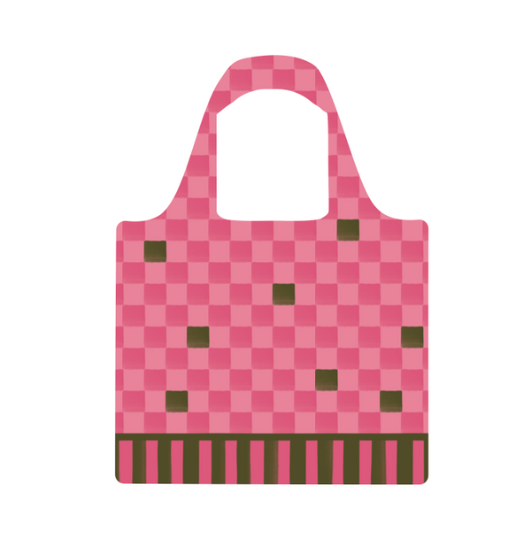 Checker Love Reusable Shopping Bag