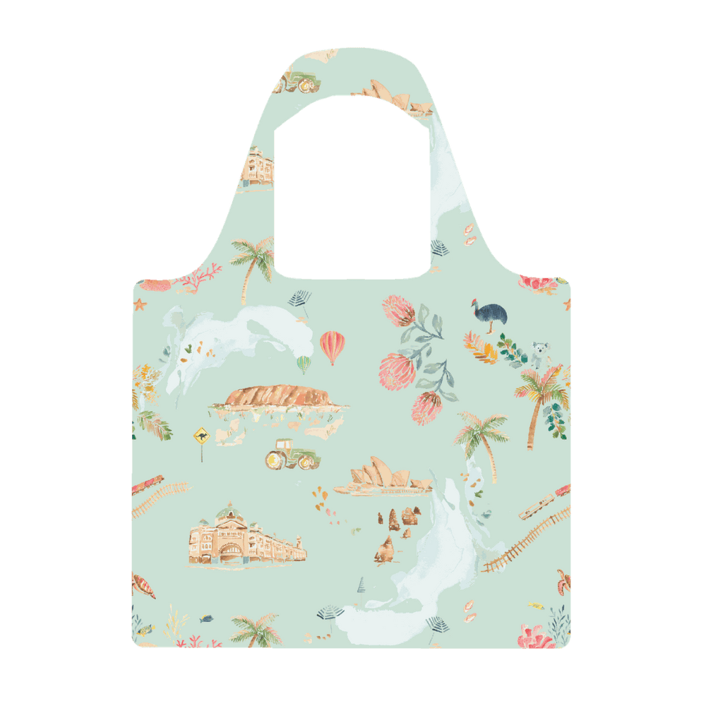 Spirit of Australia Reusable Shopping Bag - Bag - Ruby Olive