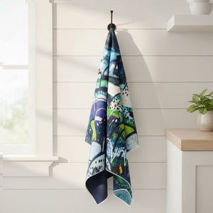 Summer Rain Quick Dry Small Microfibre Towel