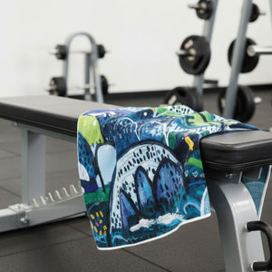 Summer Rain Quick Dry Small Microfibre Towel