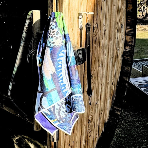 Summer Rain Quick Dry Small Microfibre Towel