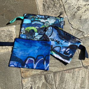 Summer Rain Pouch Trio - Pouch - Ruby Olive