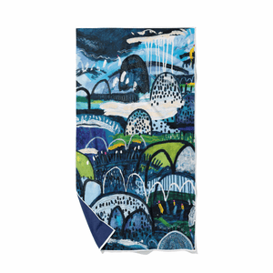 Summer Rain Quick Dry Small Microfibre Towel - Towel - Ruby Olive