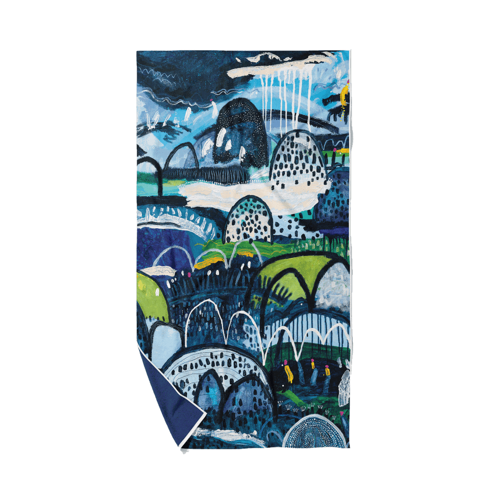 Summer Rain Quick Dry Small Microfibre Towel