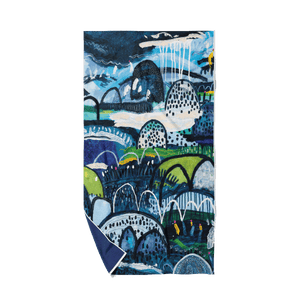 Summer Rain Quick Dry Small Microfibre Towel