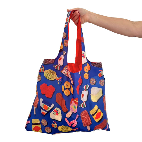 Nostalgic Reusable Shopping Bag - Aussie Favs - Ruby Olive