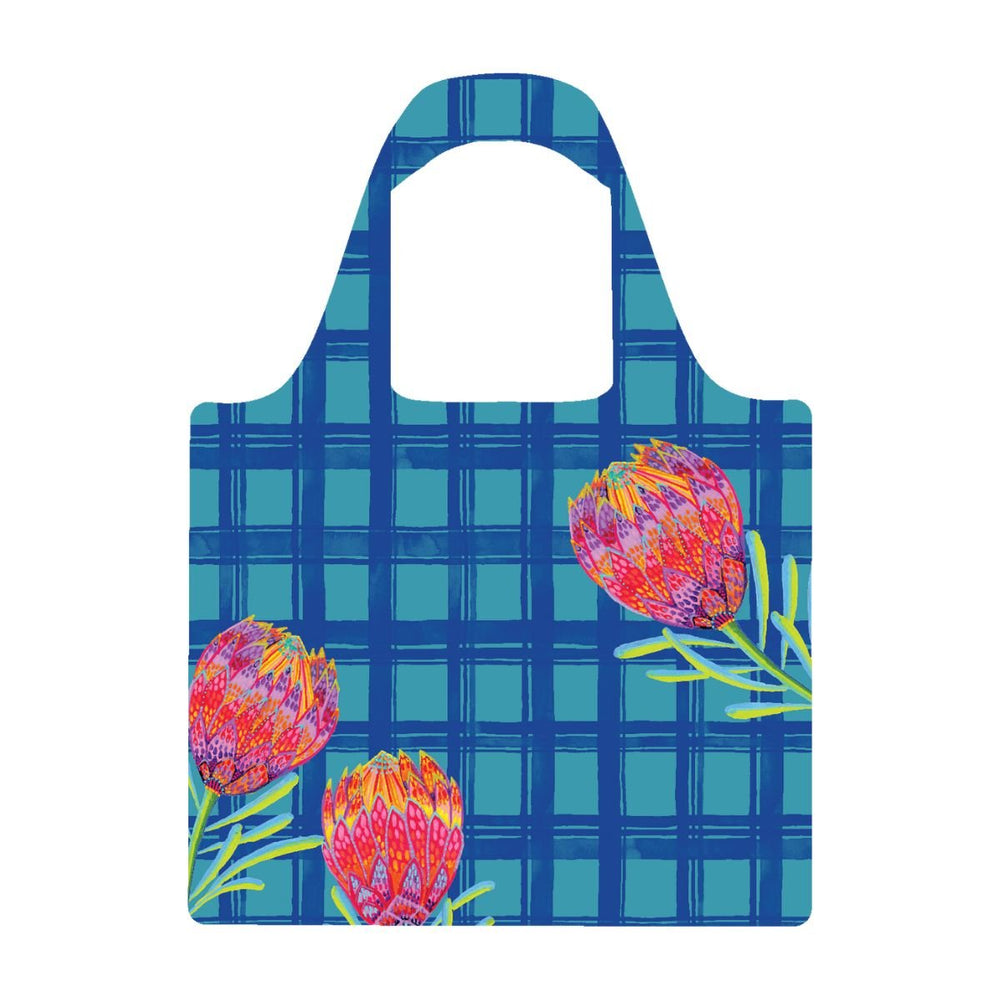 Australiana Warratah Shopping Bag - Flora - Ruby Olive
