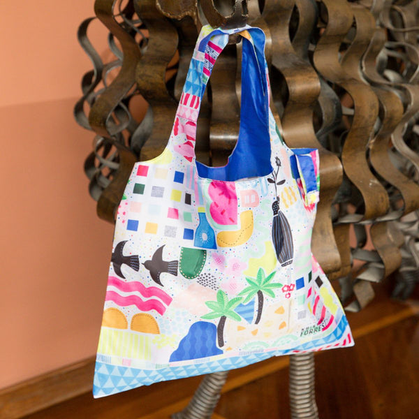 Beach House Reusable Shopping Bag - Bag - Ruby Olive
