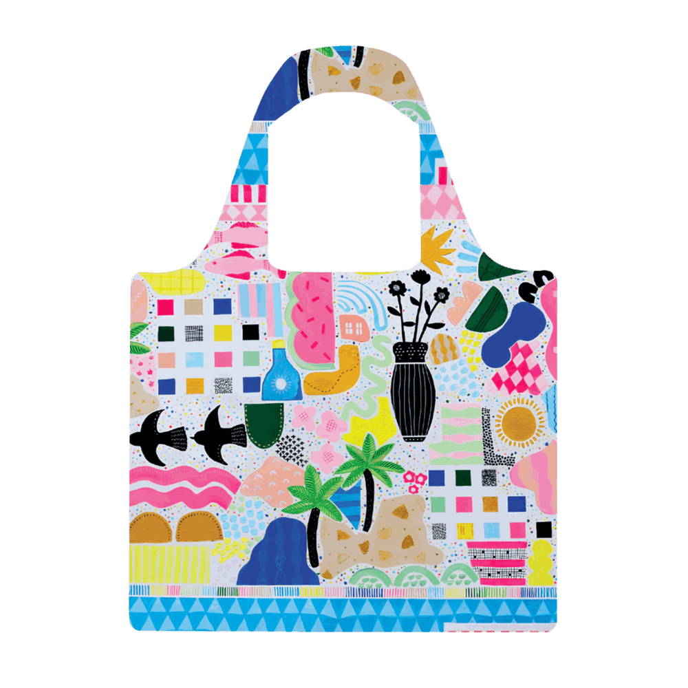 Beach House Reusable Shopping Bag - Bag - Ruby Olive