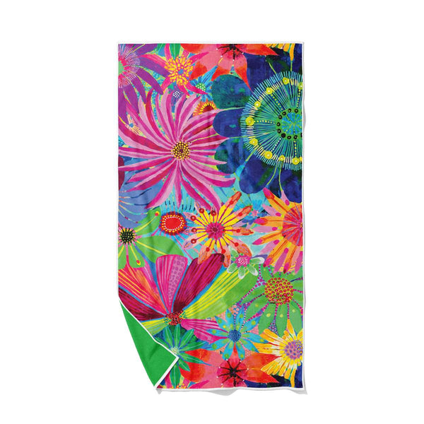 Blooming Hour Quick Dry Small Microfibre Towel - Towel - Ruby Olive