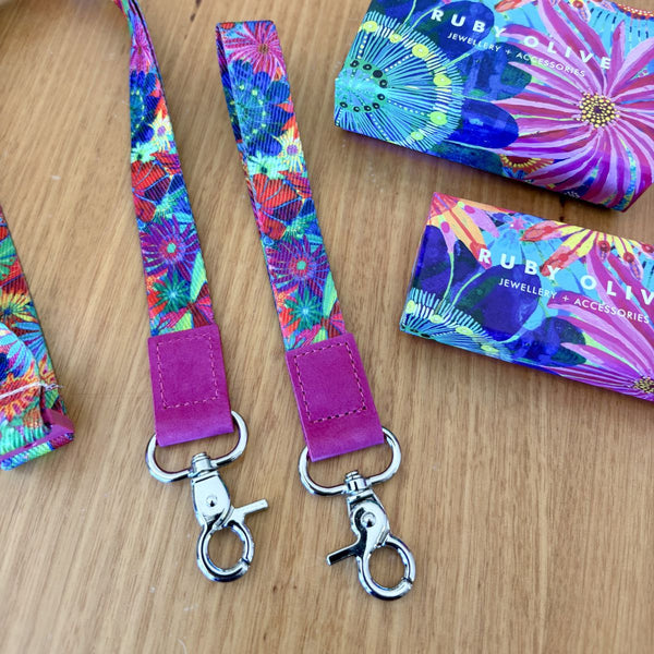 Blooming Hour Wrist Lanyard - Lanyards - Ruby Olive