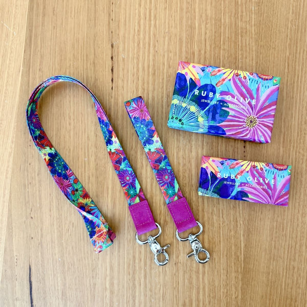 Blooming Hour Wrist Lanyard - Lanyards - Ruby Olive