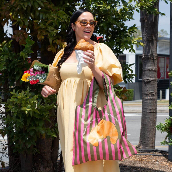 Breakfast At Tiffanys Reusable Shopping Bag - Bag - Ruby Olive