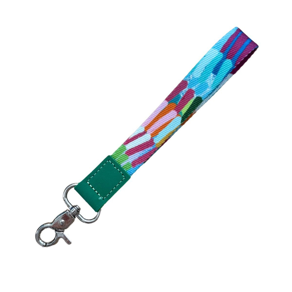 Colourful Chaos Wrist Lanyard - Lanyards - Ruby Olive