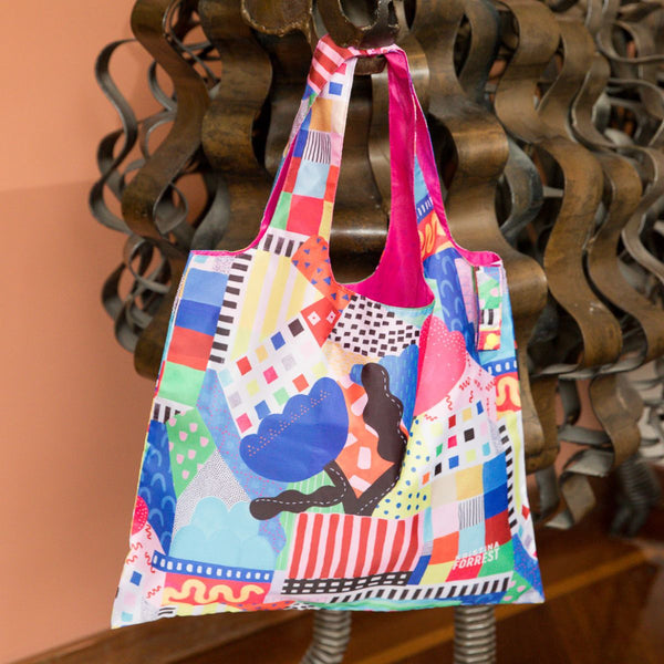 Floral Burst Reusable Shopping Bag - Bag - Ruby Olive