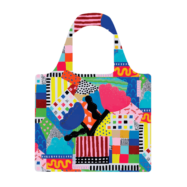 Floral Burst Reusable Shopping Bag - Bag - Ruby Olive