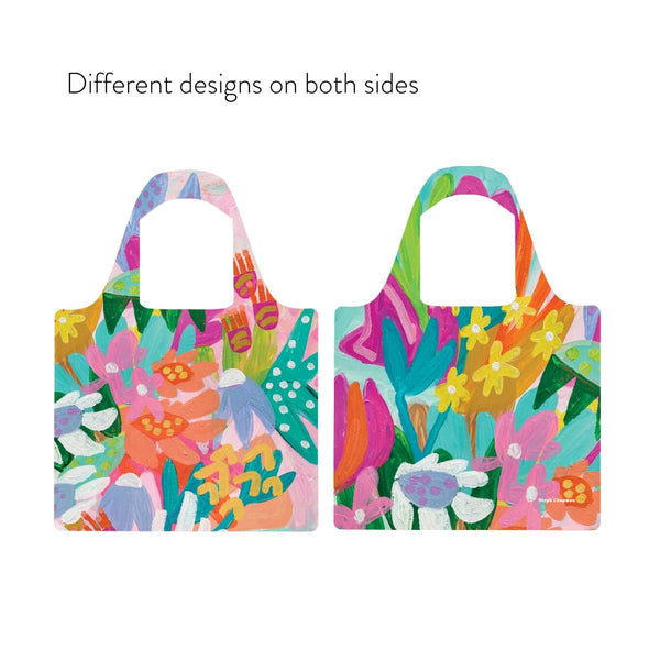 Flower Joy Reusable Shopping Bag - Bag - Ruby Olive