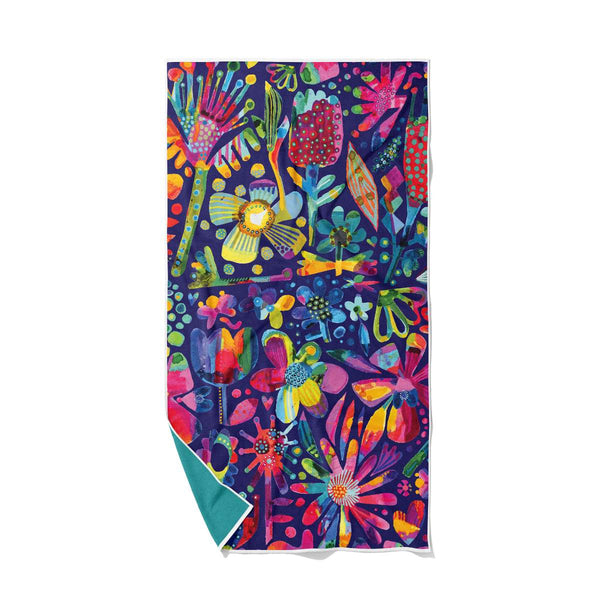 Garden Of Oz Quick Dry Small Microfibre Towel - Towel - Ruby Olive