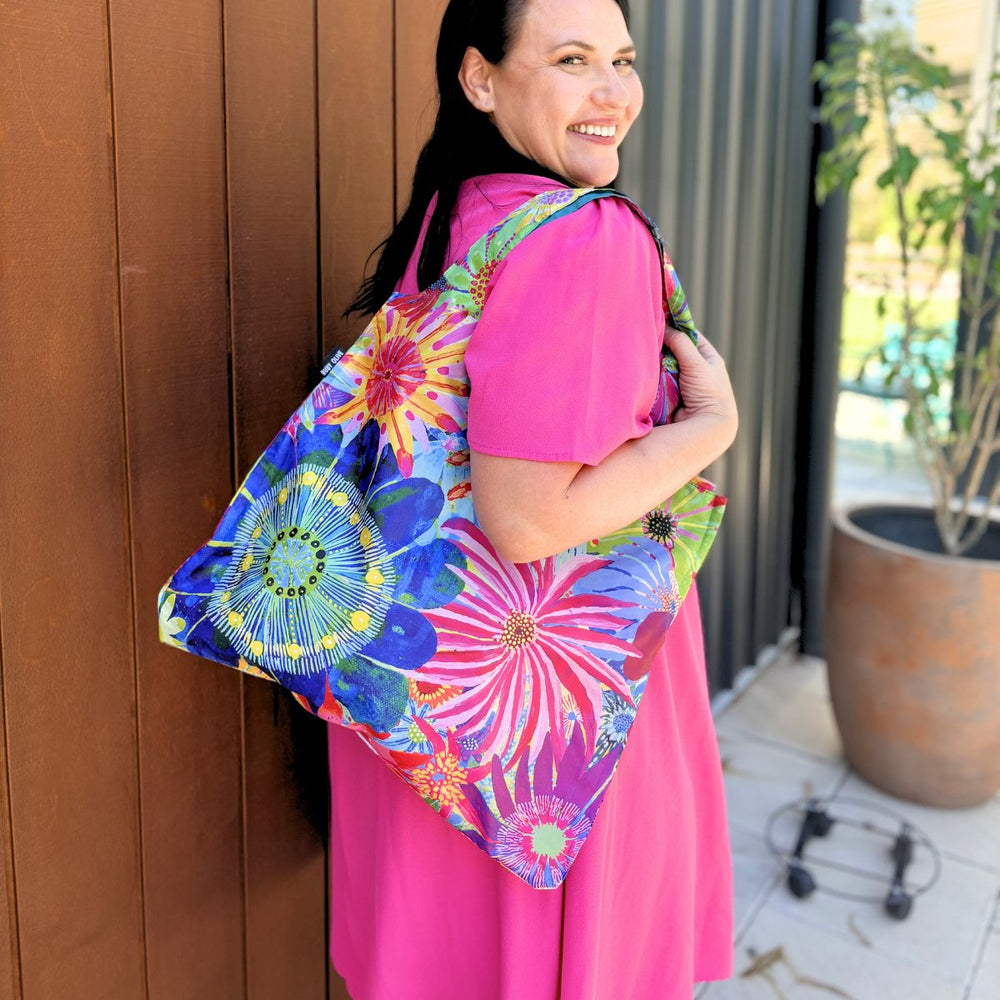 Blooming Hour Reusable Shopping Bag - Bag - Ruby Olive