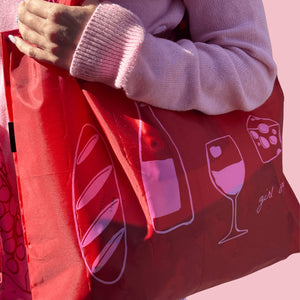 Girls Night Pouch Trio and Shopping Bag Bundle - Bundle - Ruby Olive