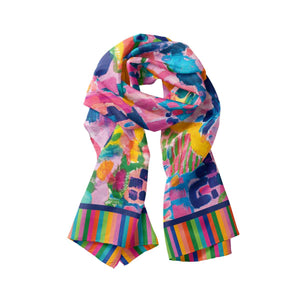 Rainbow Fields Long Scarf - Scarf - Ruby Olive