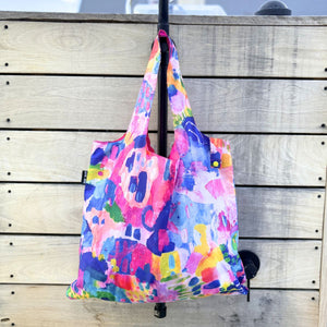 Rainbow Fields Reusable Shopping Bag - Bag - Ruby Olive