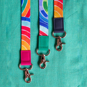RO x Lordy Dordie Rainbow Lanyard (3 Colours With Safety Clasp Option)