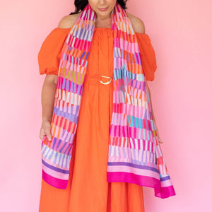 Raspberry Gelato Long Scarf - Scarf - Ruby Olive