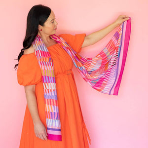Raspberry Gelato Long Scarf - Scarf - Ruby Olive